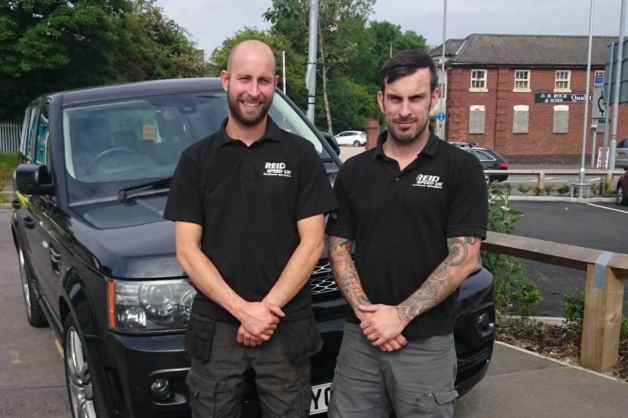 Andy and Brad - Reid Speed UK Land Rover Specialists Hinckley and Burbage